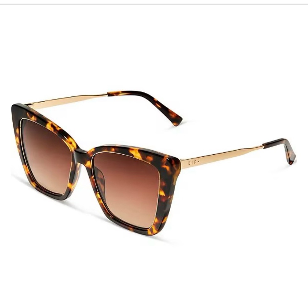 Diff Eyewear Tortoise Shell Sunglasses NWT - image 4